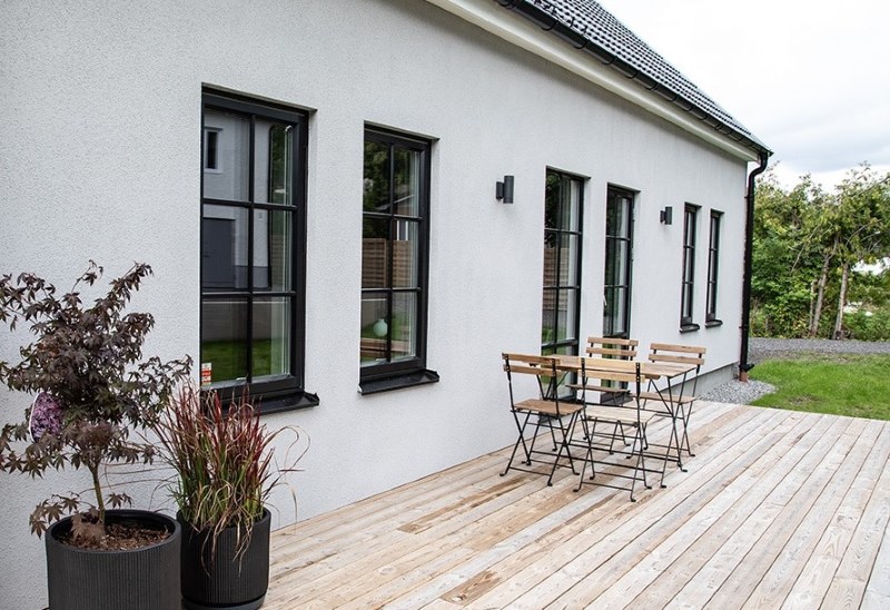 Omputsning av villa & takrengöring. Sollentuna Helenelund